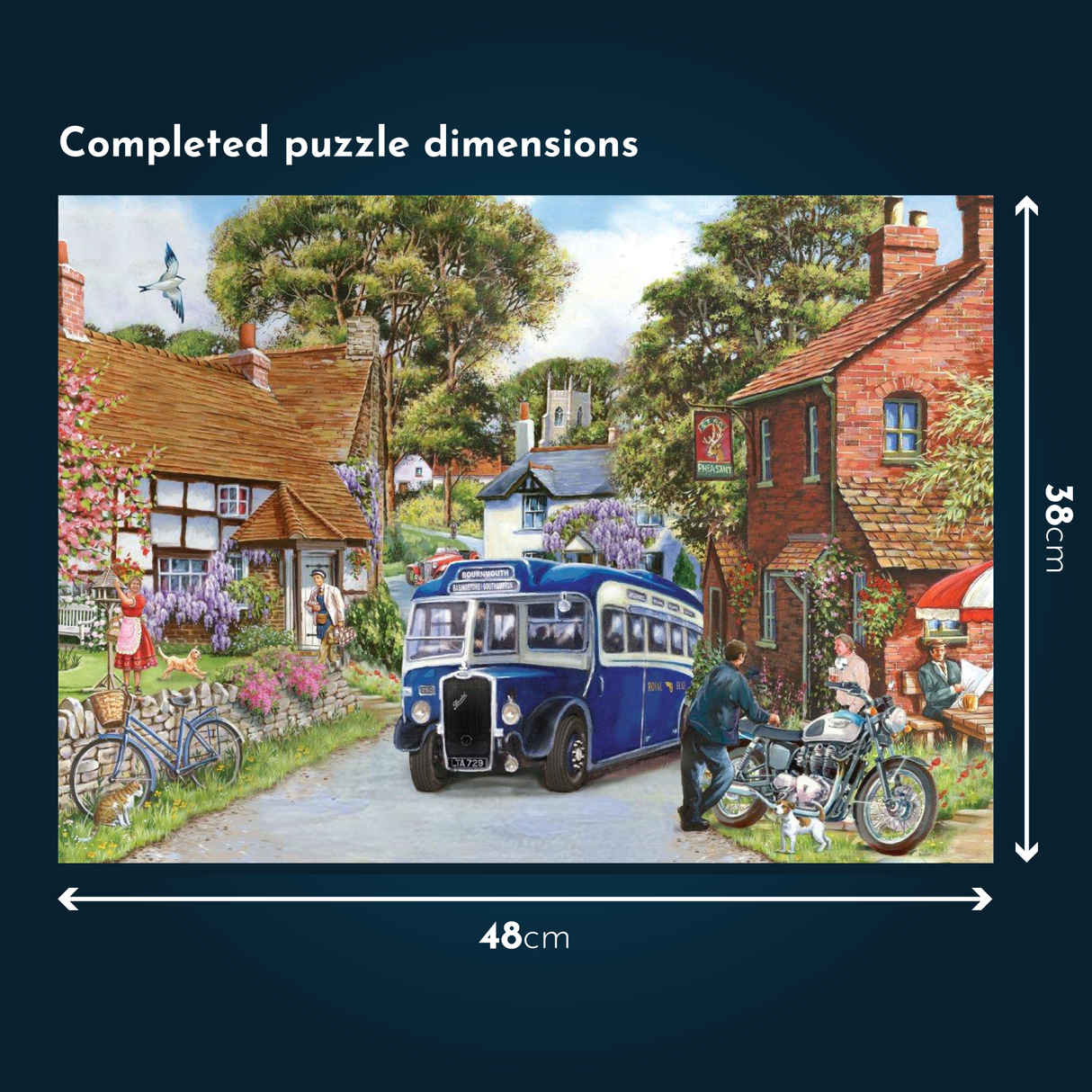Tea and Tales 500 Piece Jigsaw Puzzle