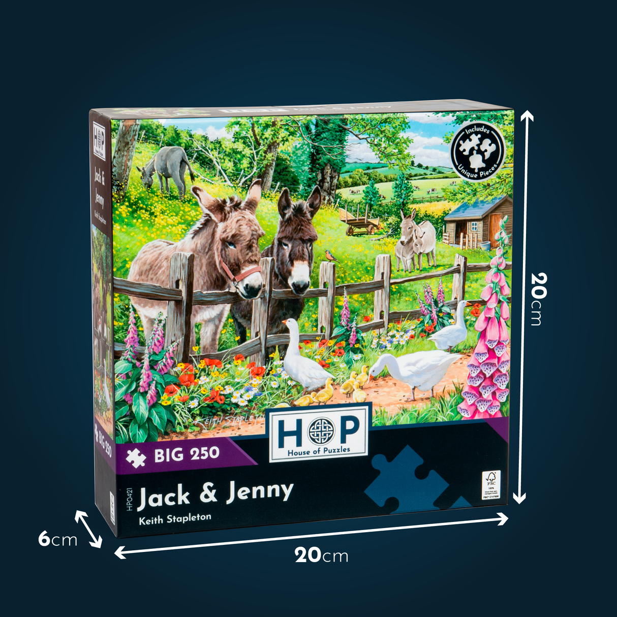Seaside Sunset BIG 250 Jigsaw Puzzle
