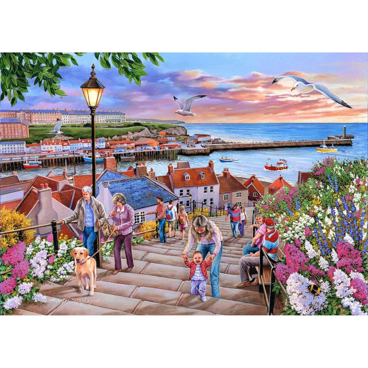 199-steps-whitby-jigsaw-puzzle-damaged-box-HP0604-1