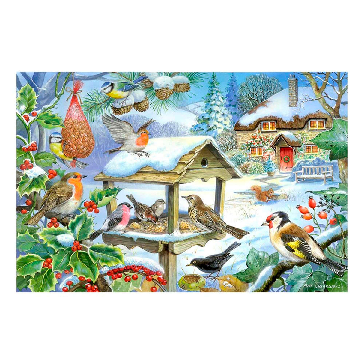 Feed The Birds - BIG 250 Piece Jigsaw Puzzle