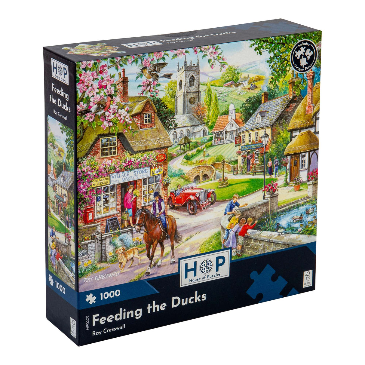 Feeding The Ducks - 1000 Piece Jigsaw Puzzle