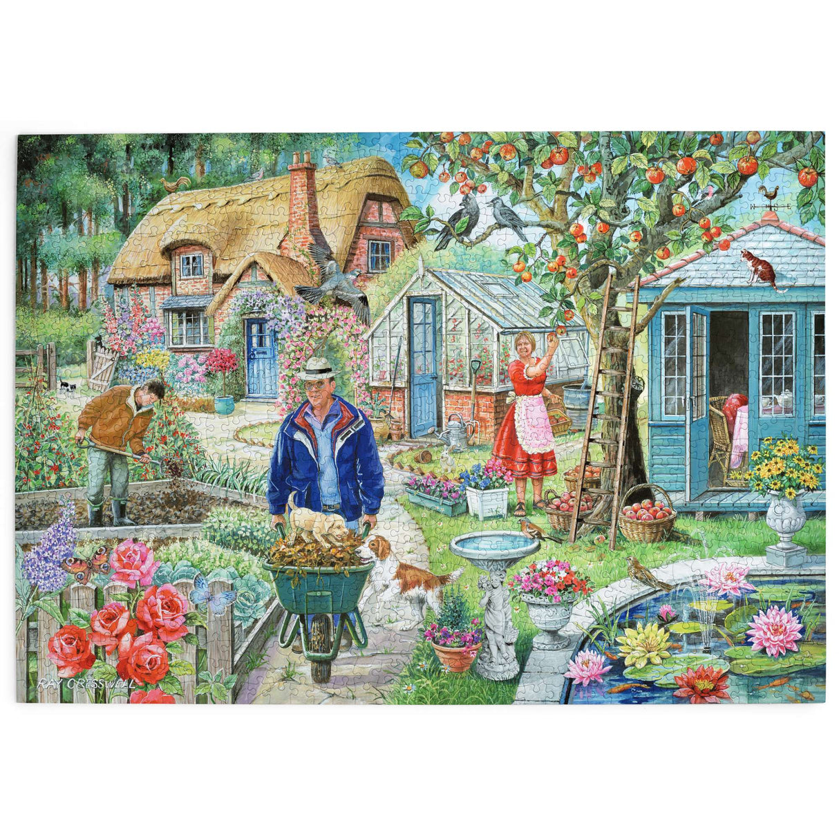 No.1 - In The Garden Find The Difference 1000 Piece Jigsaw Puzzle