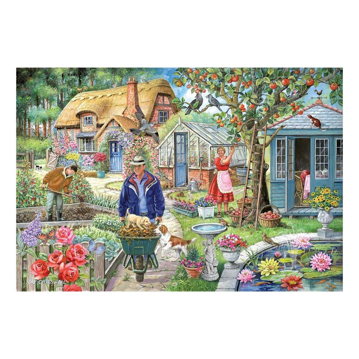 No.1 - In The Garden - 1000 Piece Jigsaw Puzzle