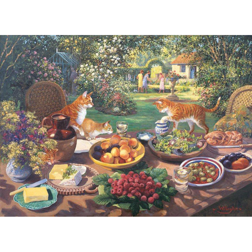 Garden Party BIG 250 Piece Jigsaw Puzzle House of Puzzles The House of Puzzles