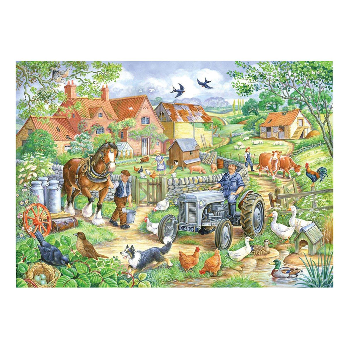 Keeping Busy - BIG 250 Piece Jigsaw Puzzle