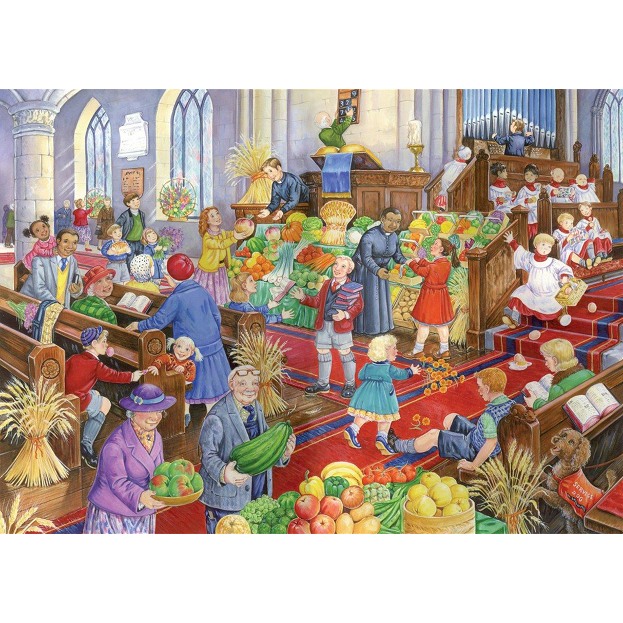 Harvest Festival - 500 Piece Jigsaw Puzzle