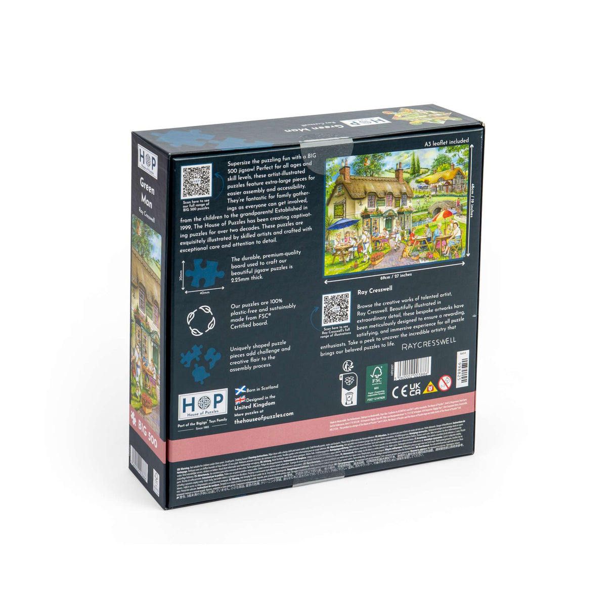 Green Man - BIG 500 Piece Jigsaw Puzzle