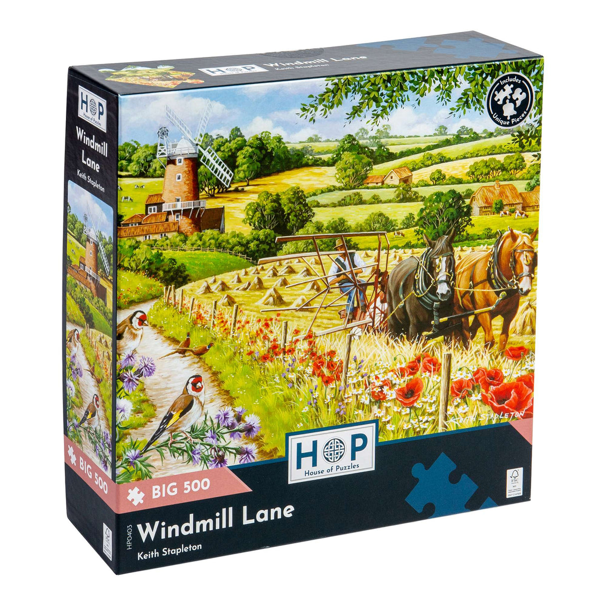 Windmill Lane - BIG 500 Piece Jigsaw Puzzle