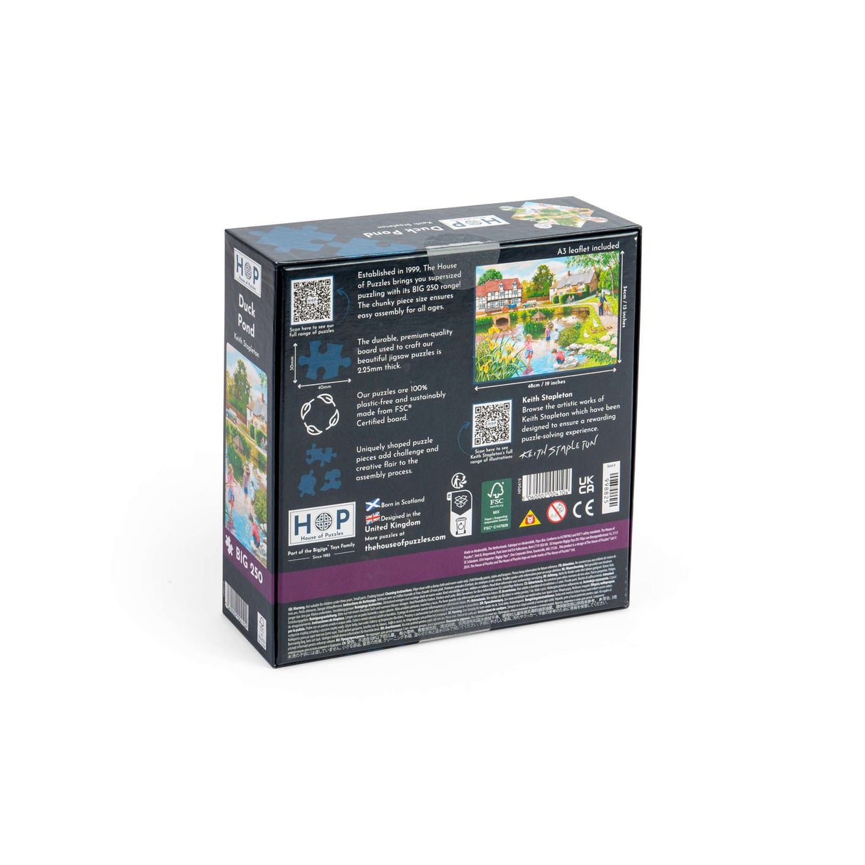 Duck Pond - BIG 250 Piece Jigsaw Puzzle