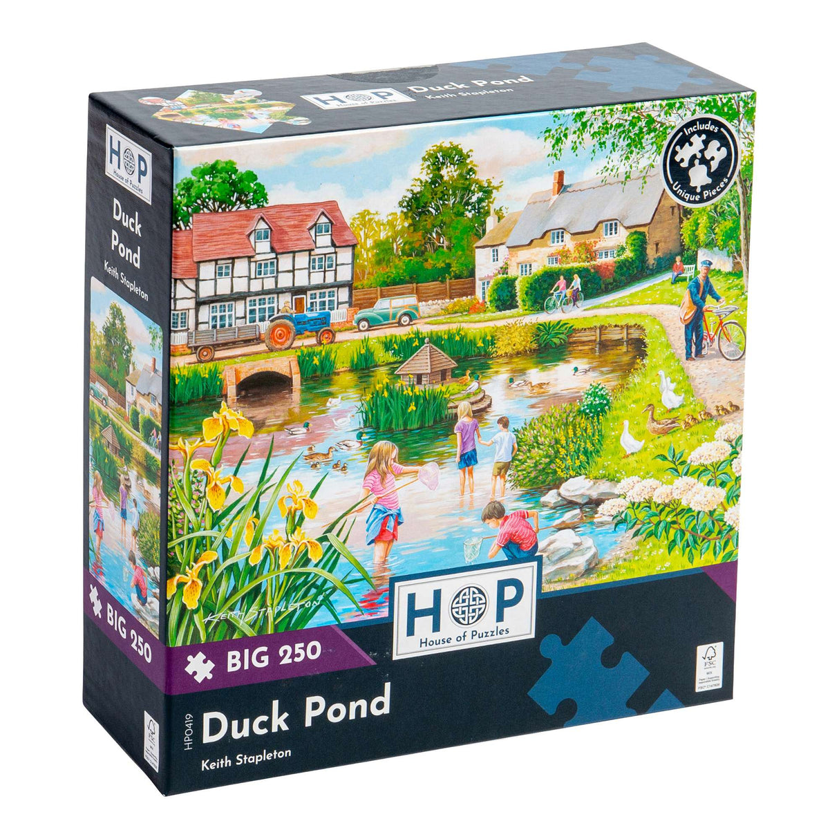 Duck Pond - BIG 250 Piece Jigsaw Puzzle