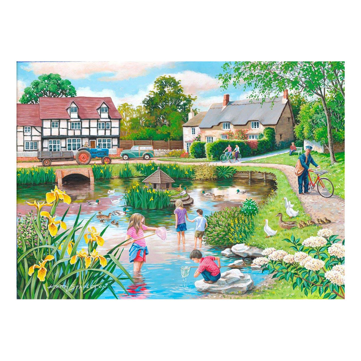 Duck Pond - BIG 250 Piece Jigsaw Puzzle