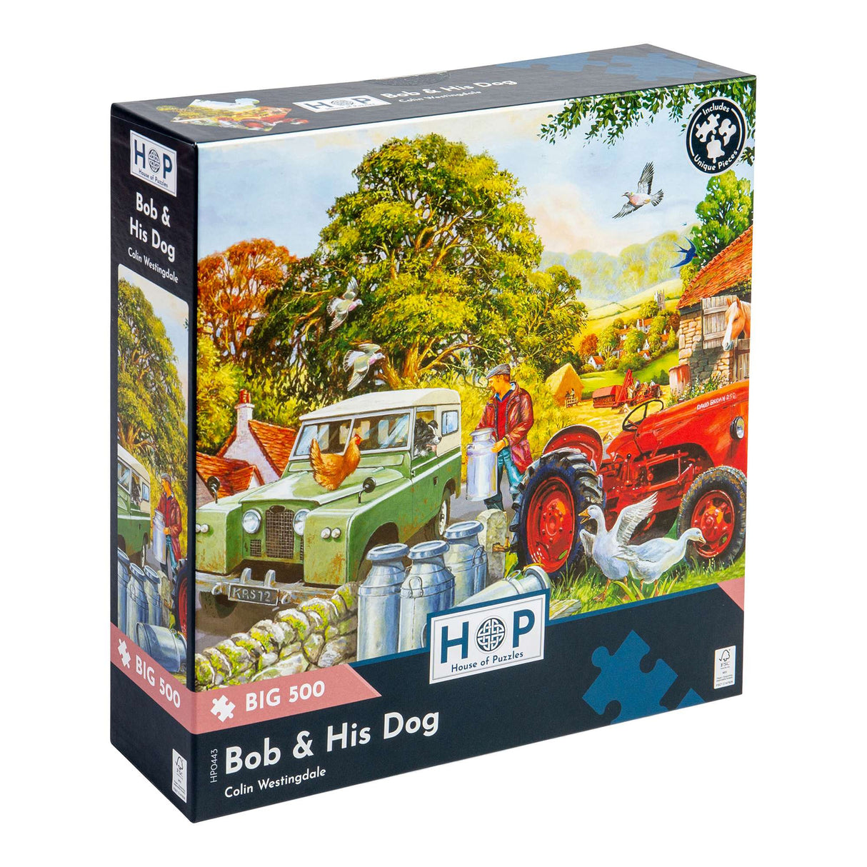 Bob & His Dog - BIG 500 Piece Jigsaw Puzzle