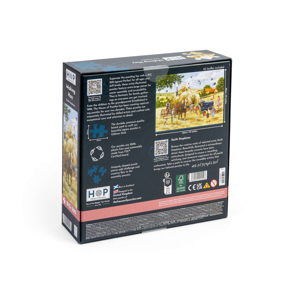 Making Hay - BIG 500 Piece Jigsaw Puzzle