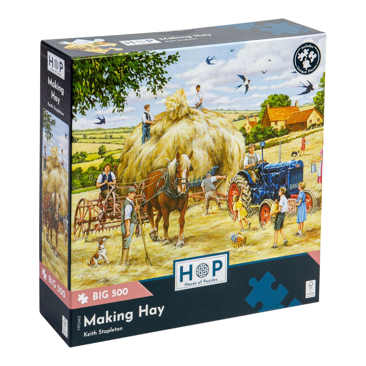 Making Hay - BIG 500 Piece Jigsaw Puzzle