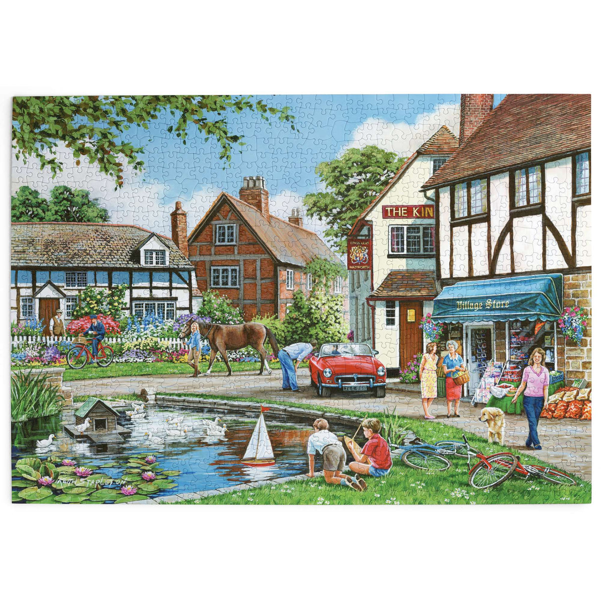 A Busy Day - 1000 Piece Jigsaw Puzzle