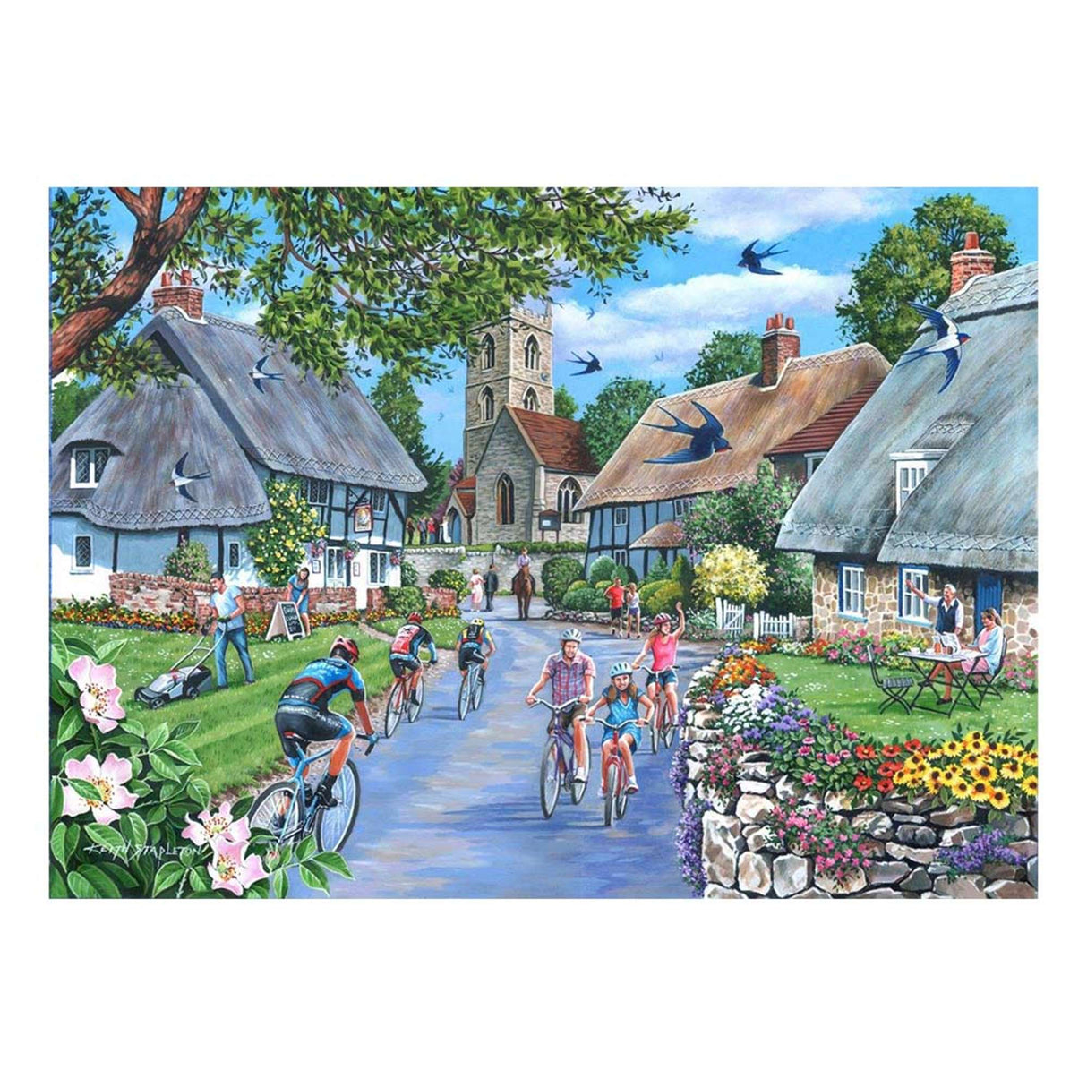 Sunday Morning - BIG 500 Piece Jigsaw Puzzle
