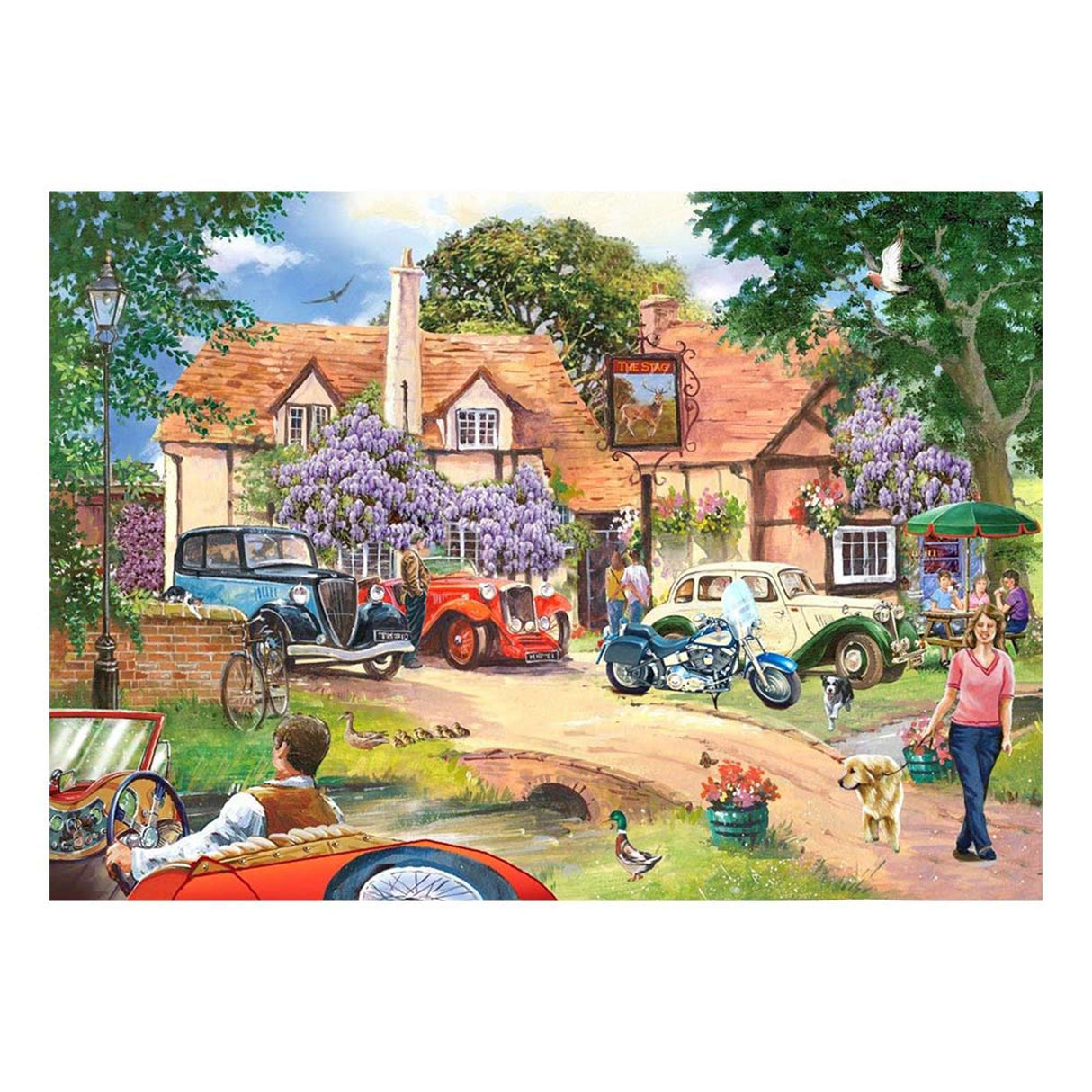 Pub Lunch - BIG 250 Piece Jigsaw Puzzle - DAMAGED BOX