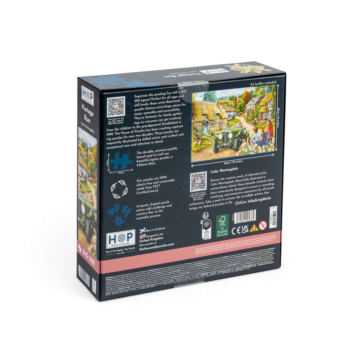 Vintage Run - BIG 500 Piece Jigsaw Puzzle