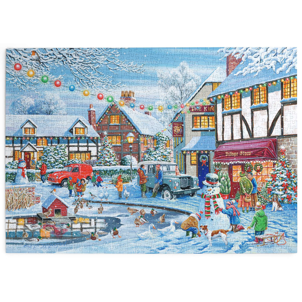 No.20 - On Thin Ice Find The Difference 1000 Piece Jigsaw Puzzle
