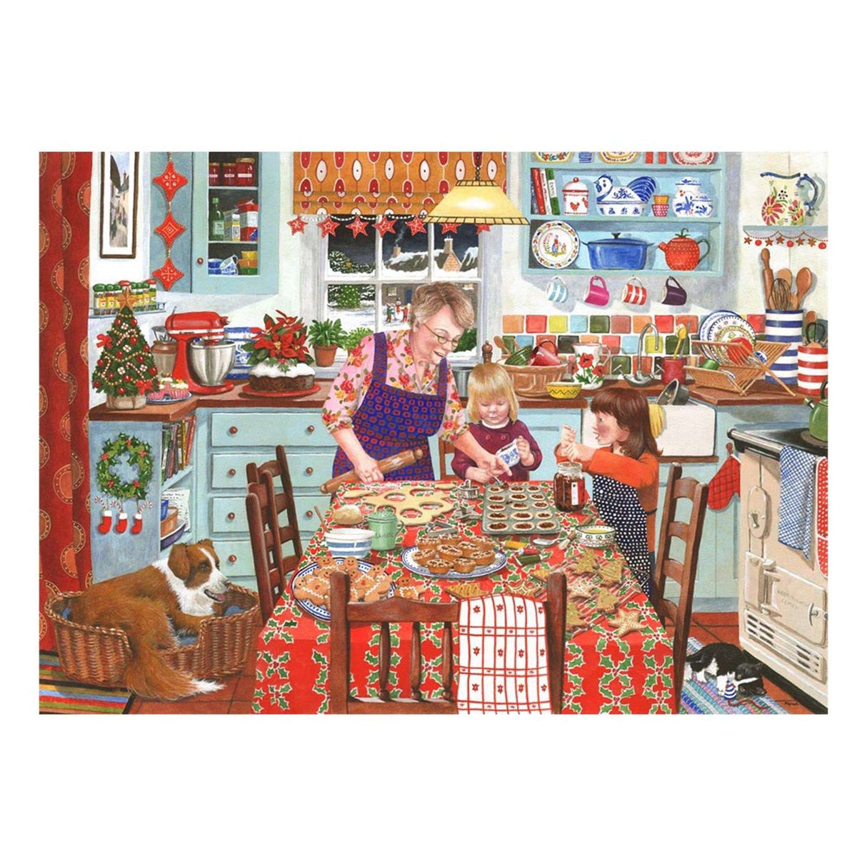 Festive Fancies - BIG 500 Piece Jigsaw Puzzle