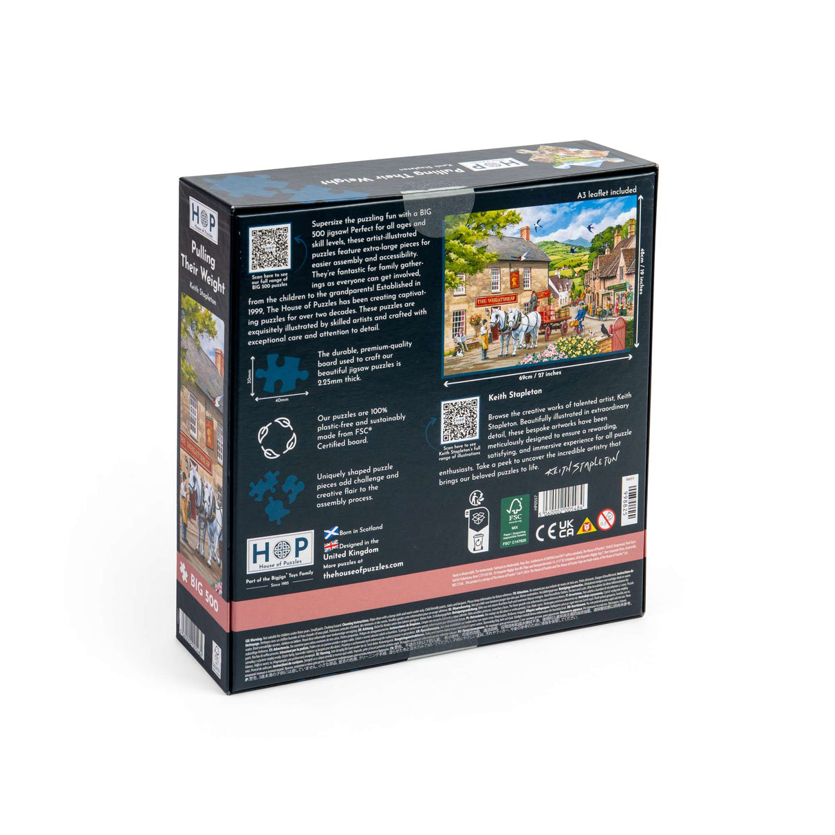 Pulling Their Weight - BIG 500 Piece Jigsaw Puzzle