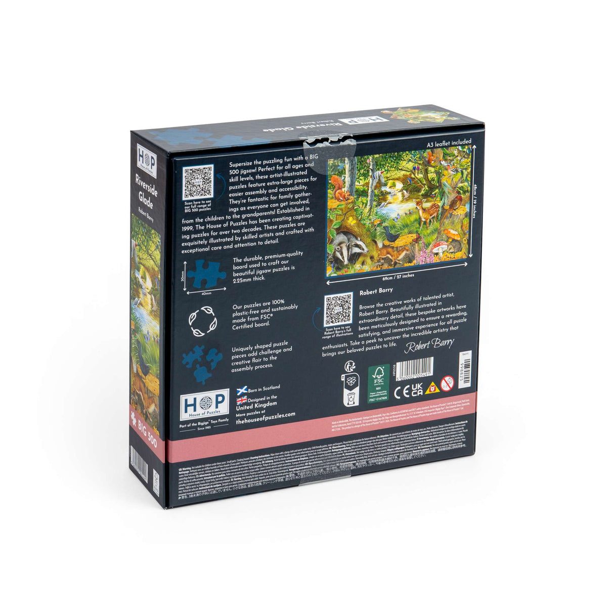 Riverside Glade - BIG 500 Piece Jigsaw Puzzle