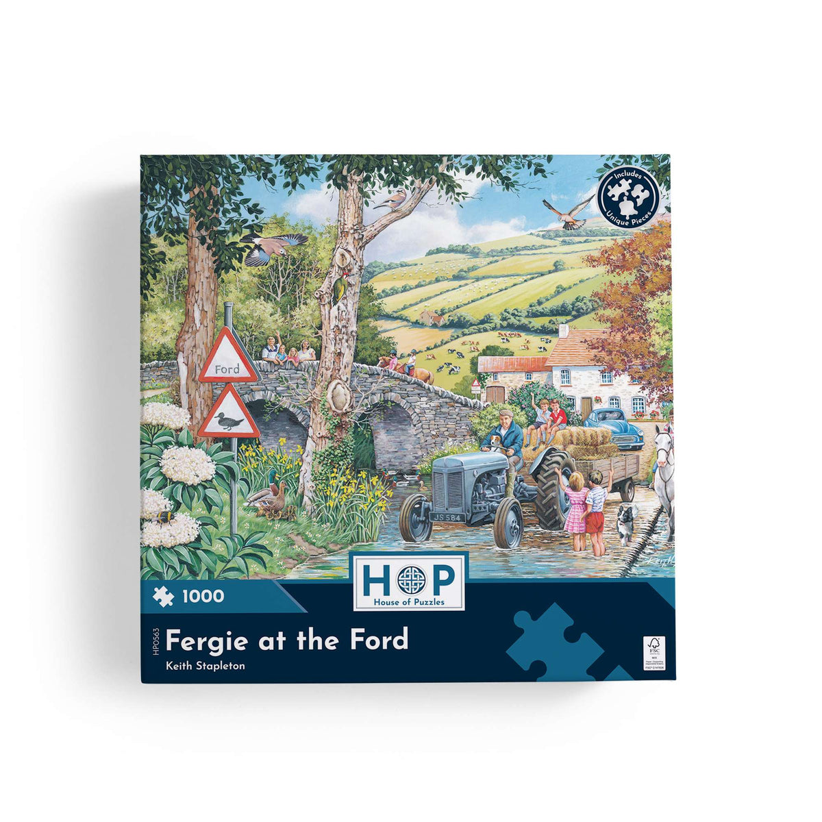 Fergie At The Ford - 1000 Piece Jigsaw Puzzle