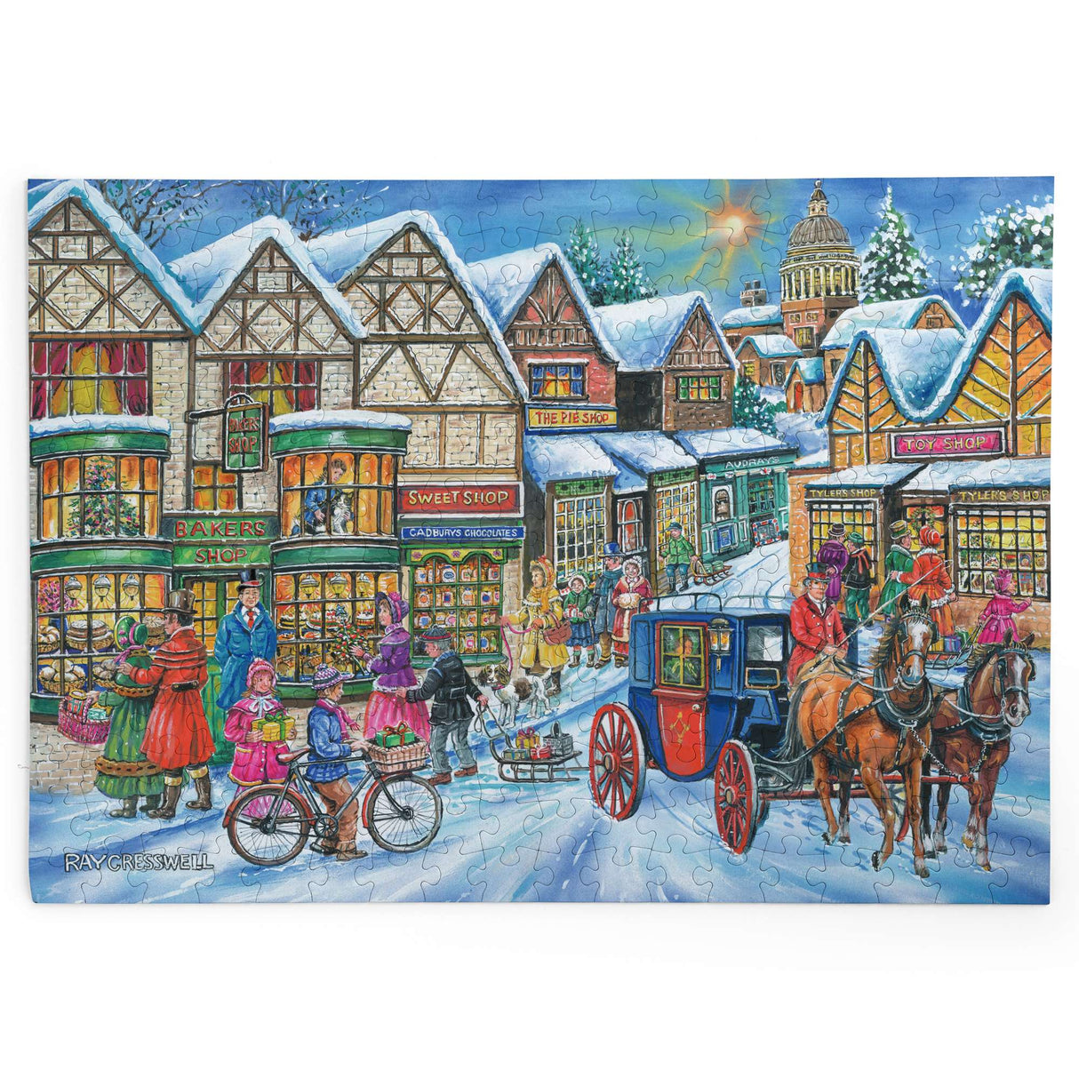 Old Time Shopping - BIG 250 Piece Jigsaw Puzzle