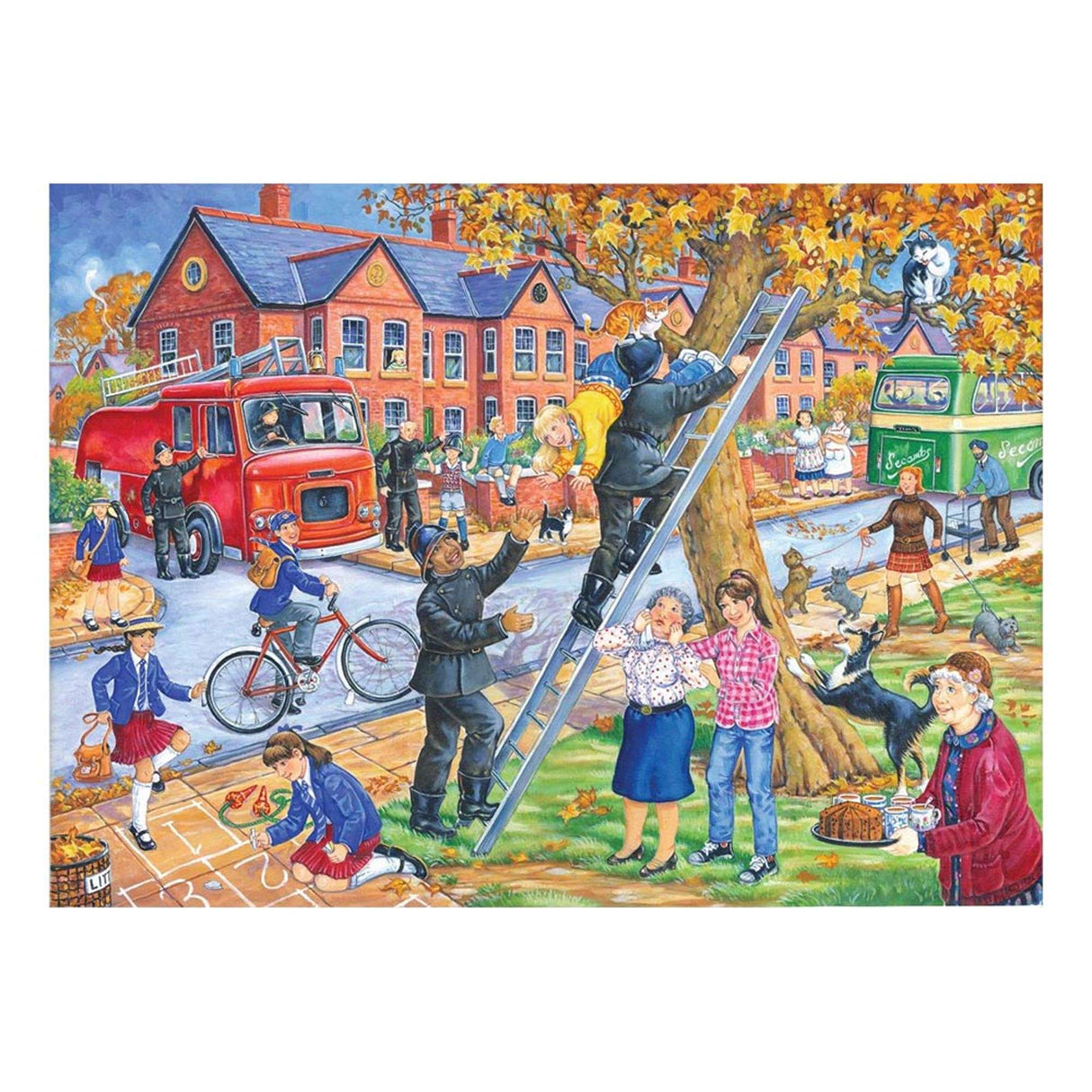 Saving Miss Kitty - BIG 250 Piece Jigsaw Puzzle
