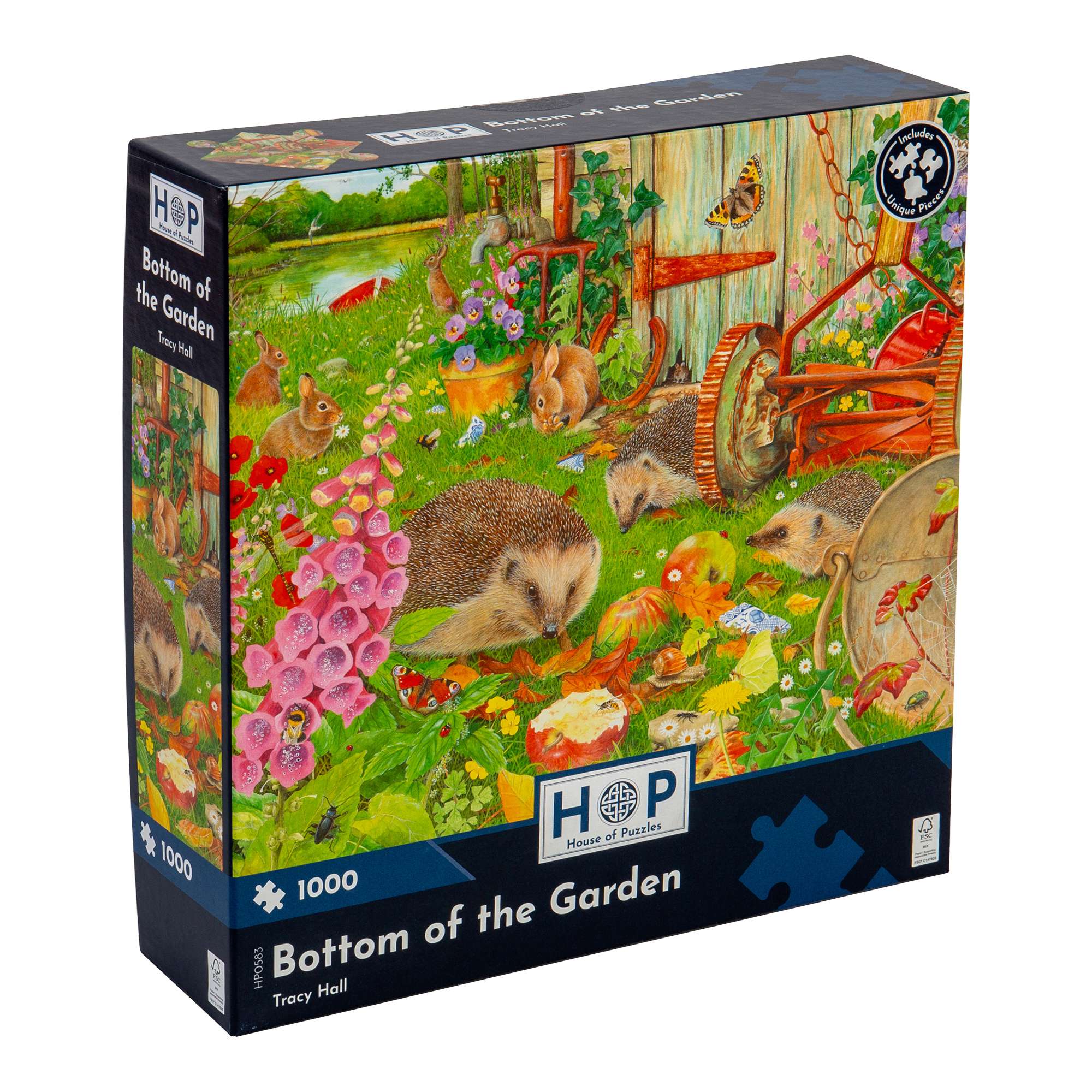 Bottom Of The Garden 1000 | Garden & Flowers Jigsaw | House of Puzzles