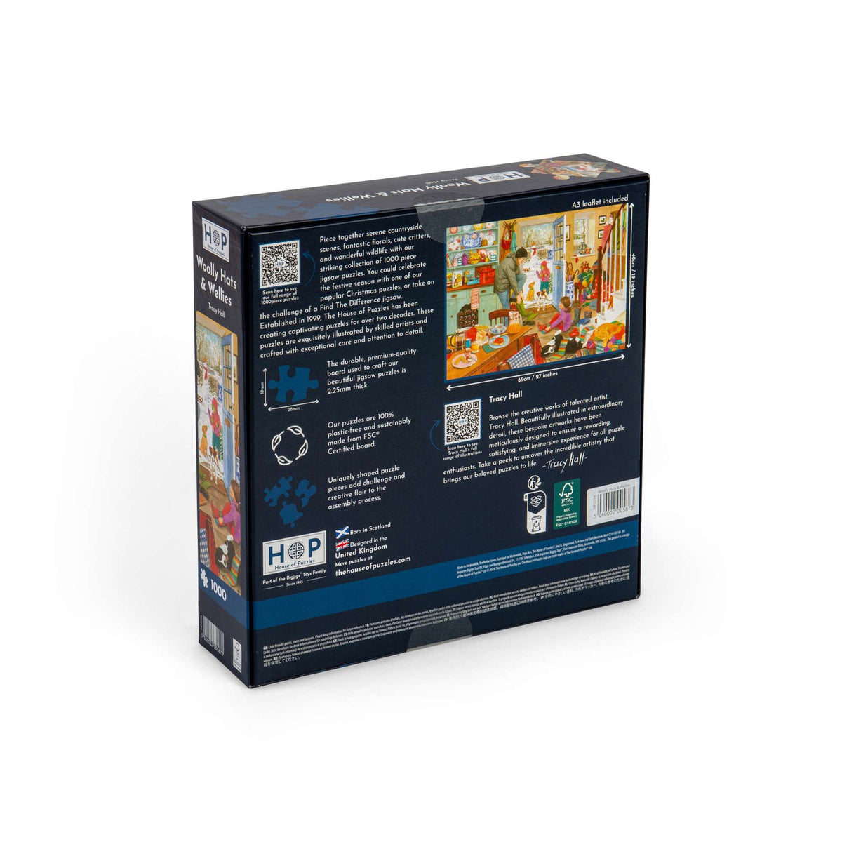 Woolly Hats & Wellies - 1000 Piece Jigsaw Puzzle