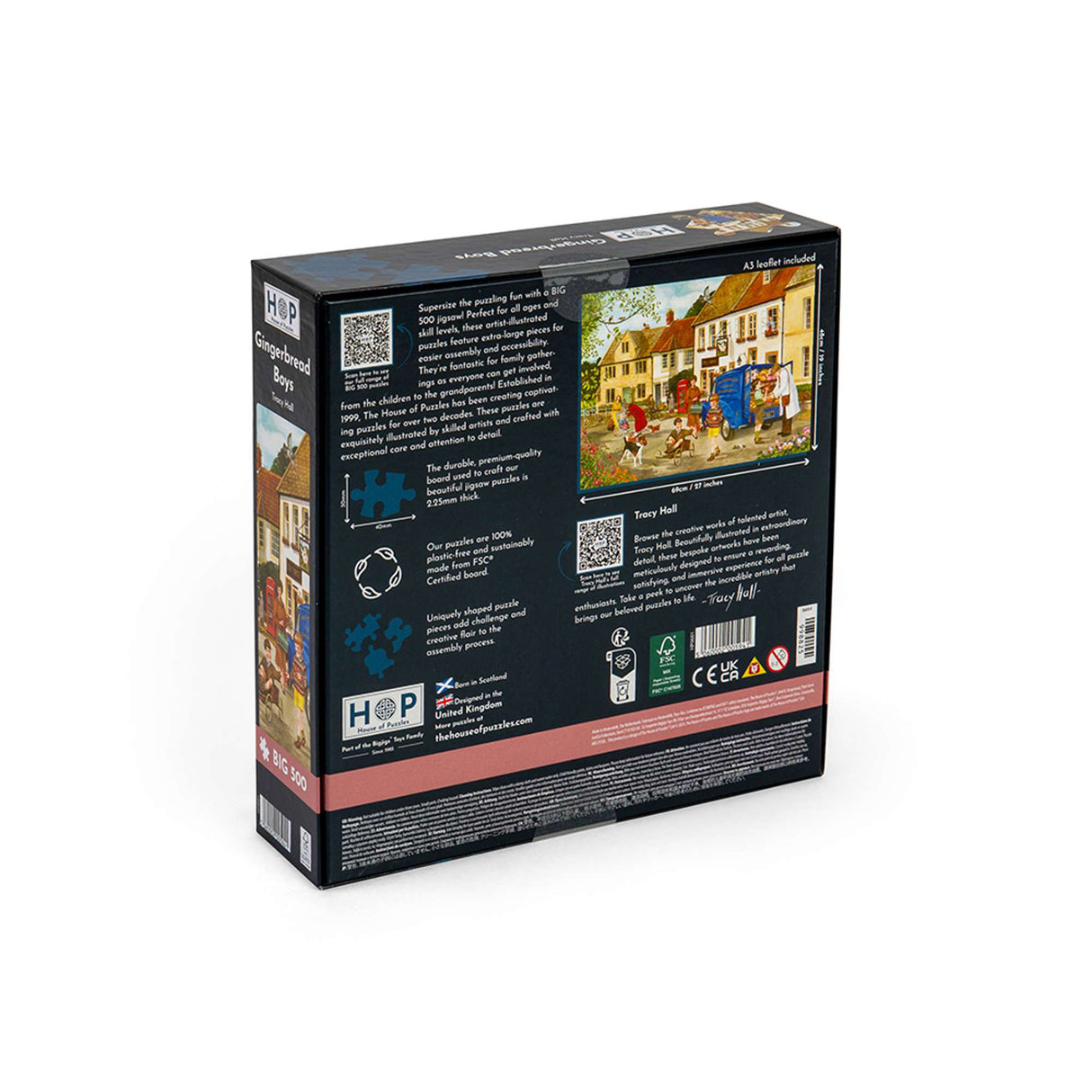 Gingerbread Boys - BIG 500 Piece Jigsaw Puzzle