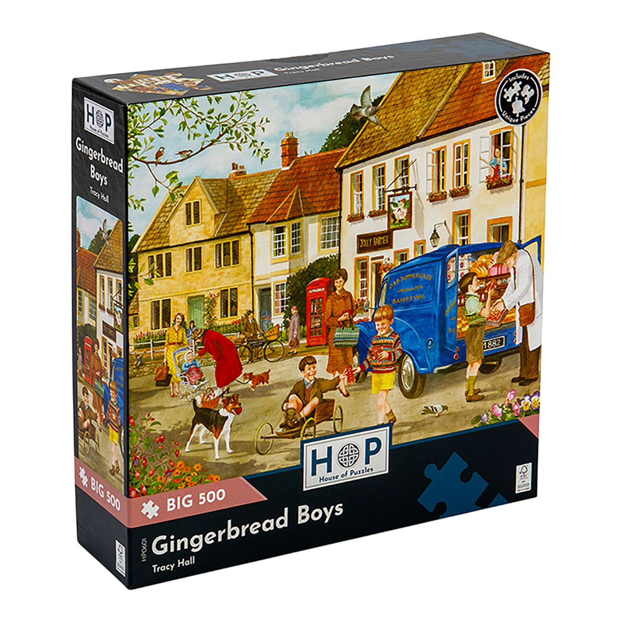 Gingerbread Boys - BIG 500 Piece Jigsaw Puzzle