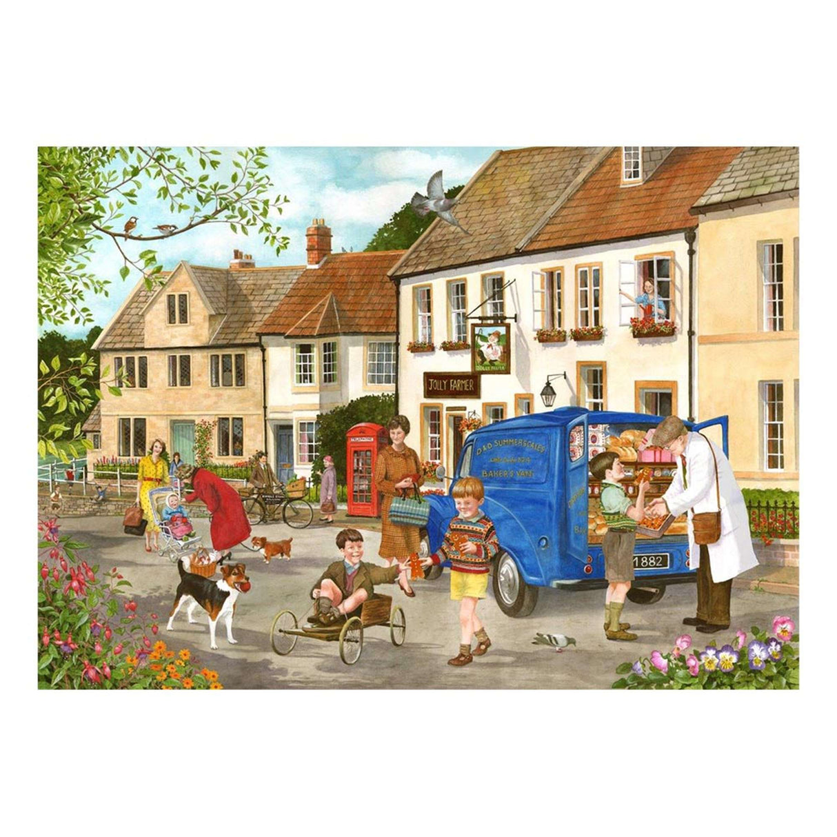 Gingerbread Boys - BIG 500 Piece Jigsaw Puzzle