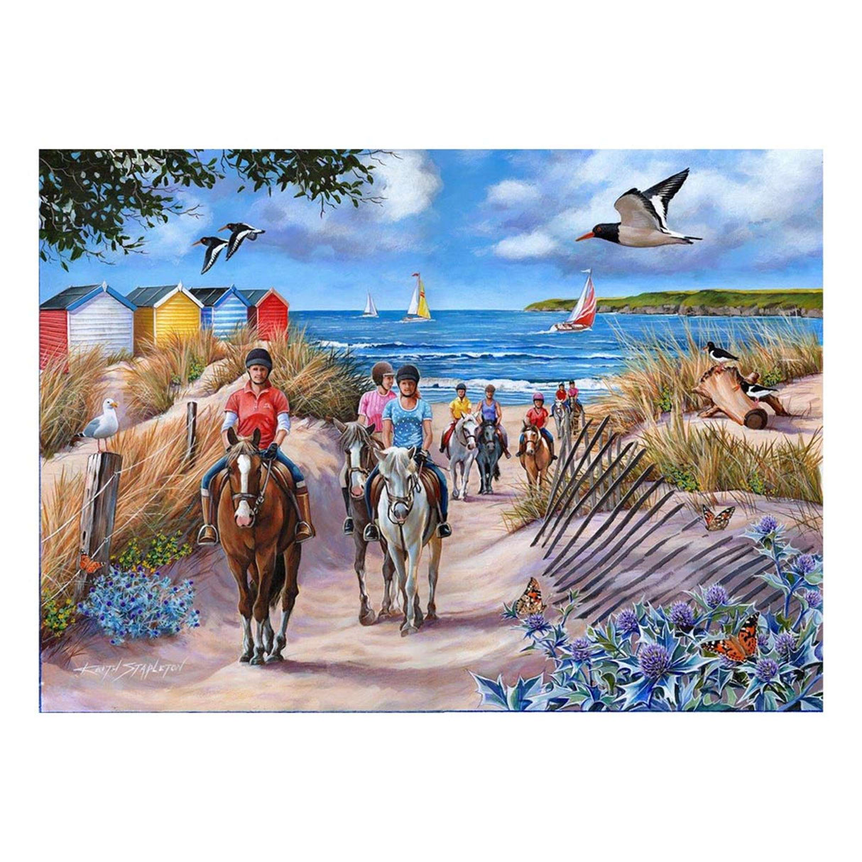 Sea Horses - BIG 500 Piece Jigsaw Puzzle
