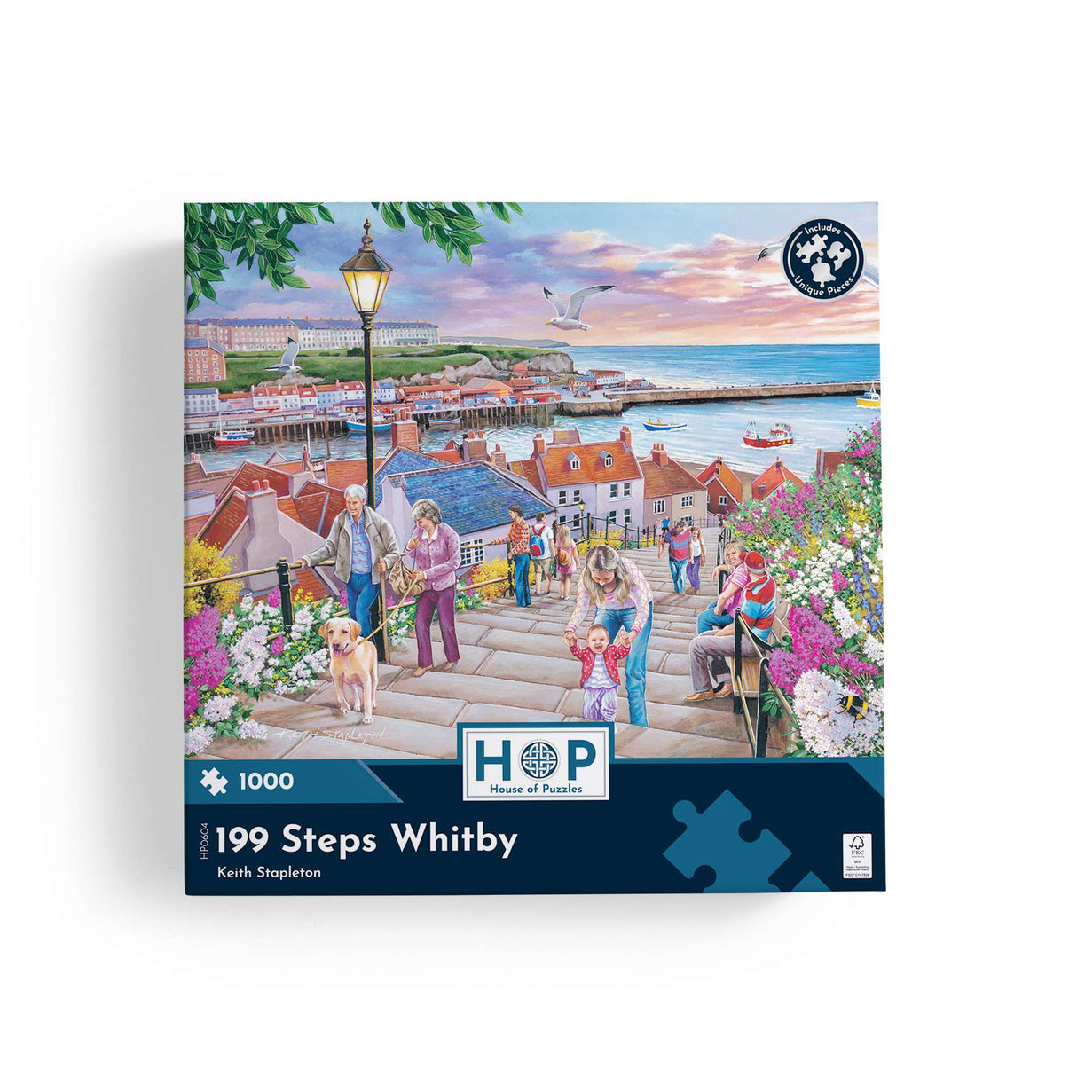 199 Steps Whitby - 1000 Piece Jigsaw Puzzle