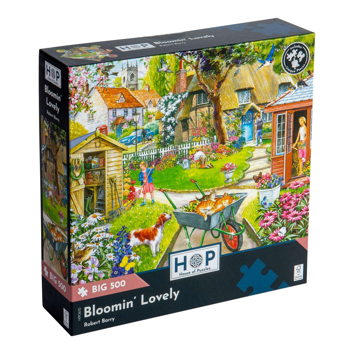 YAMIDAI 500 Piece Jigsaw Puzzle - Bob Byerley 'Some Are Just Born With The Sky' Art Puzzle, Wooden