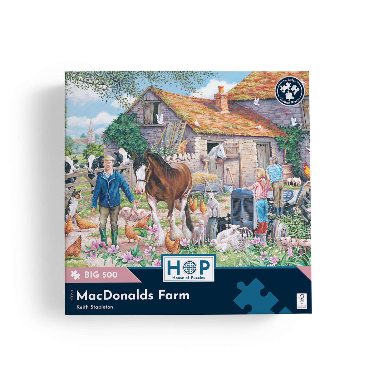 MacDonalds Farm - BIG 500 Piece Jigsaw Puzzle