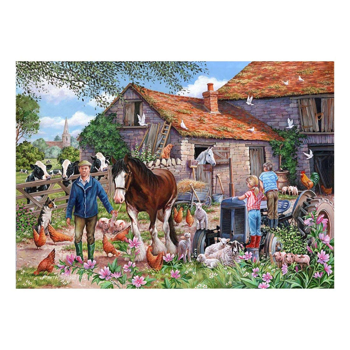 MacDonalds Farm - BIG 500 Piece Jigsaw Puzzle
