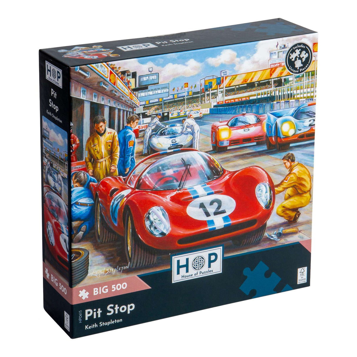 Pit Stop - BIG 500 Piece Jigsaw Puzzle