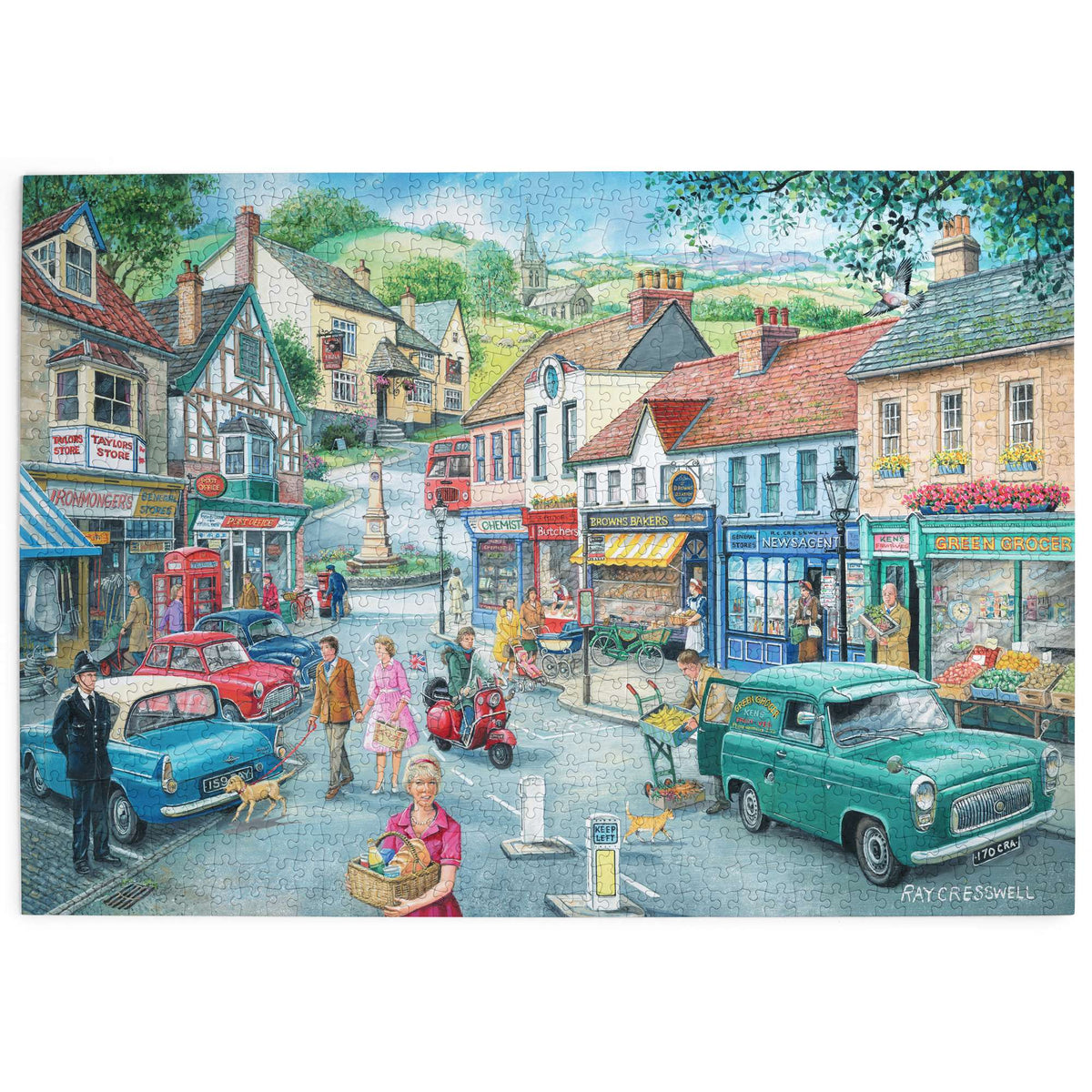 No.23 - At The Shops Find The Difference 1000 Piece Jigsaw Puzzle