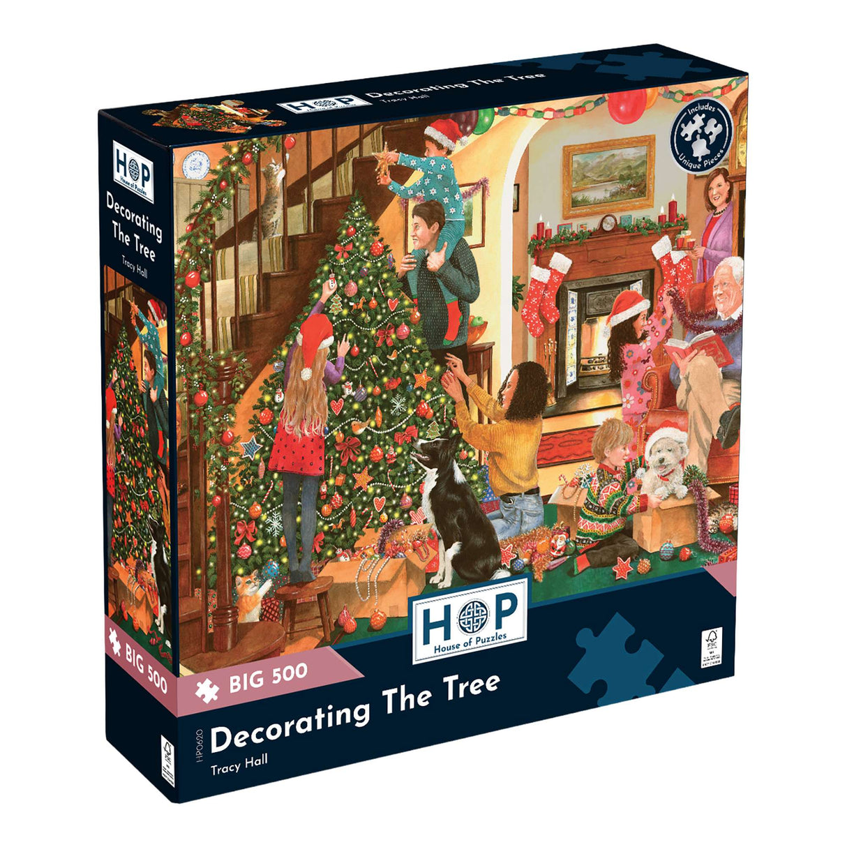 Decorating The Tree - BIG 500 Piece Jigsaw Puzzle