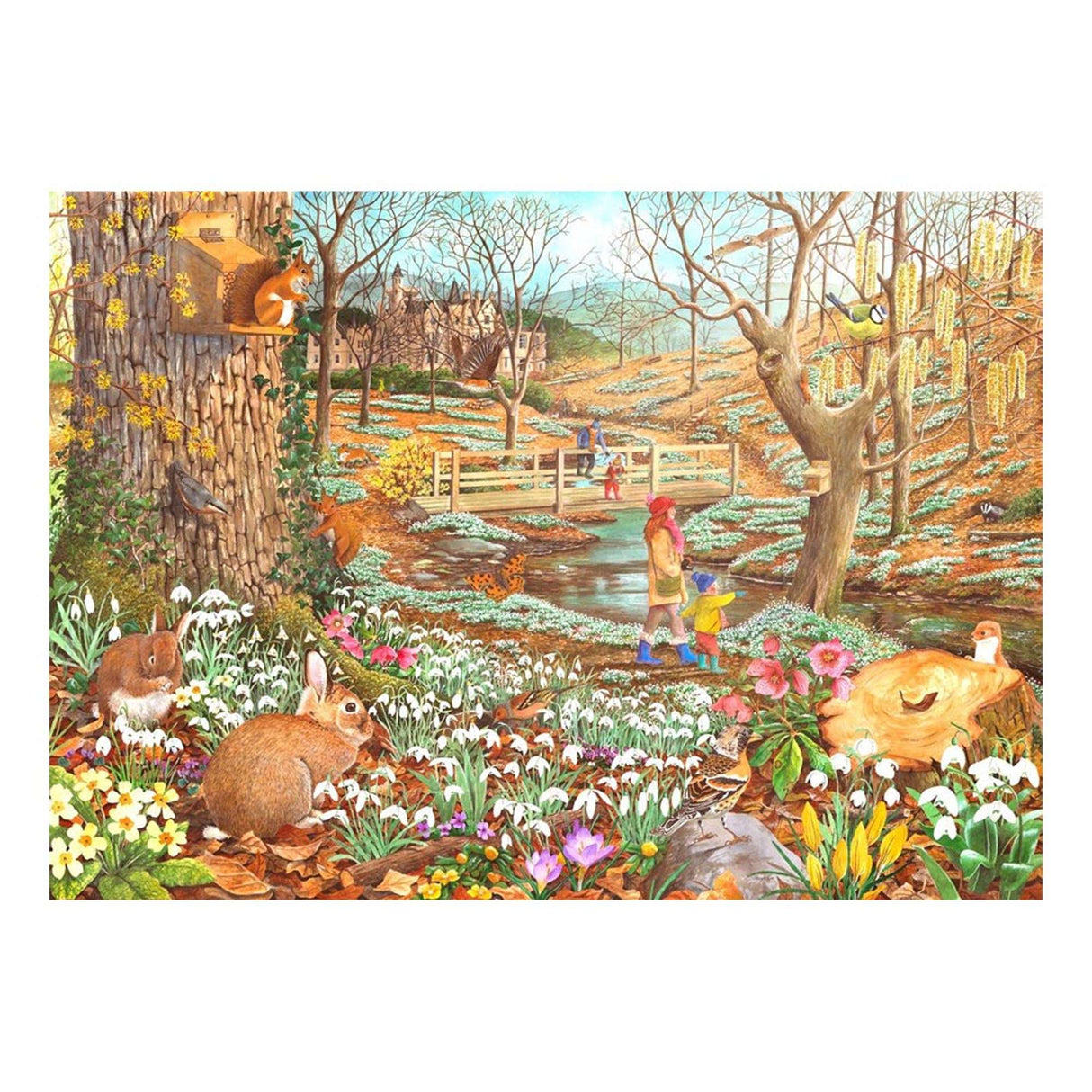 Snowdrop Walk - BIG 500 Piece Jigsaw Puzzle