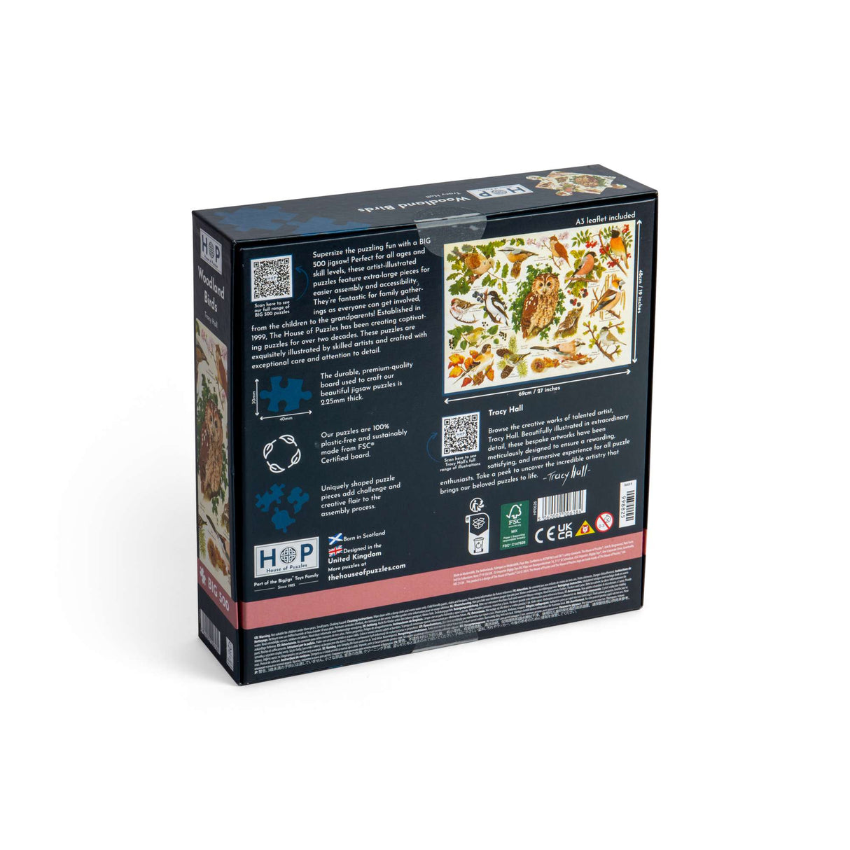 Woodland Birds - BIG 500 Piece Jigsaw Puzzle