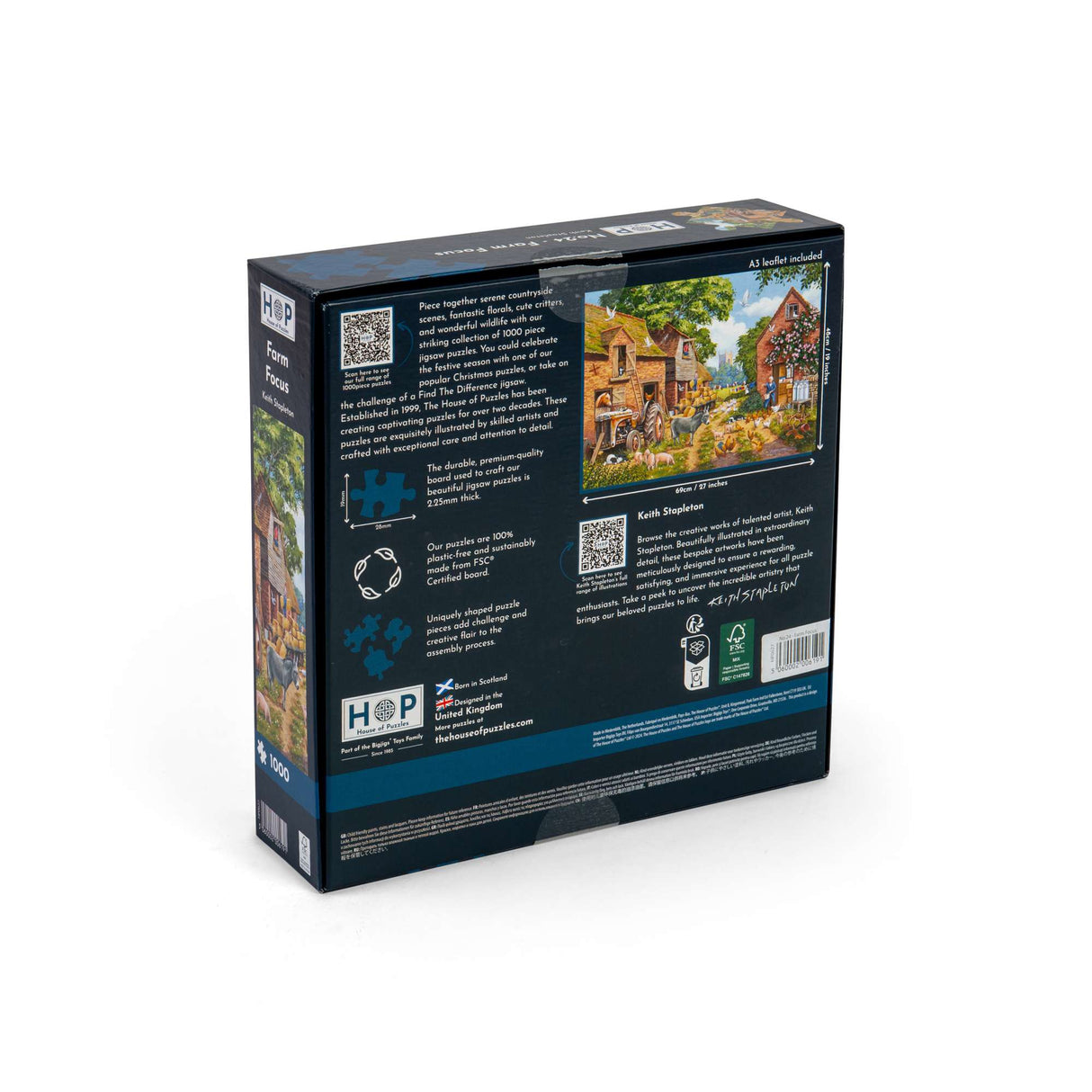 No.24 - Farm Focus Find The Difference 1000 Piece Jigsaw Puzzle