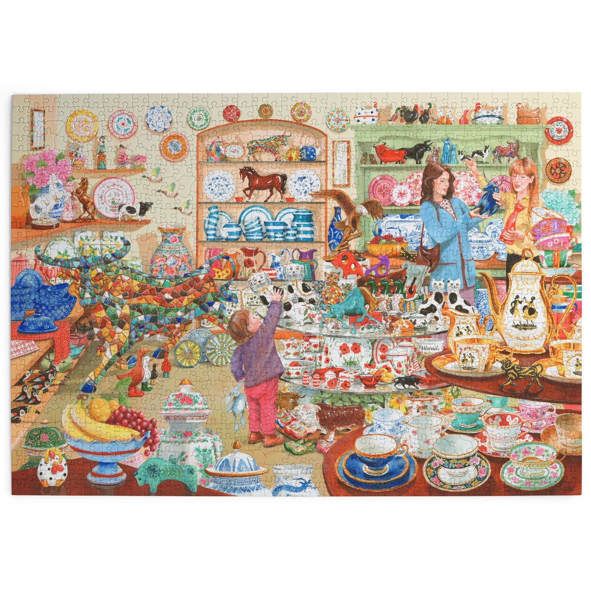 Bulls In A China Shop - 1000 Piece Jigsaw Puzzle