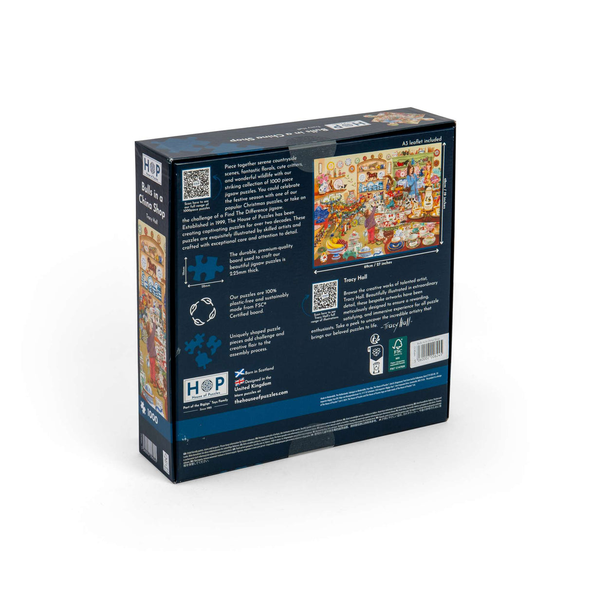 Bulls In A China Shop - 1000 Piece Jigsaw Puzzle