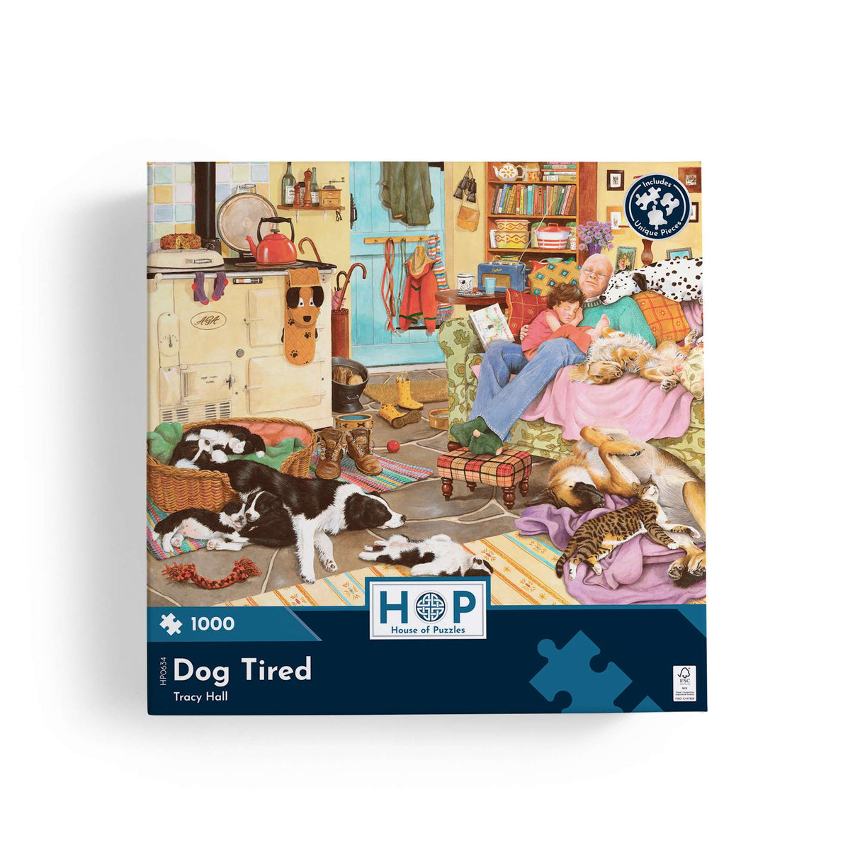 Dog Tired - 1000 Piece Jigsaw Puzzle