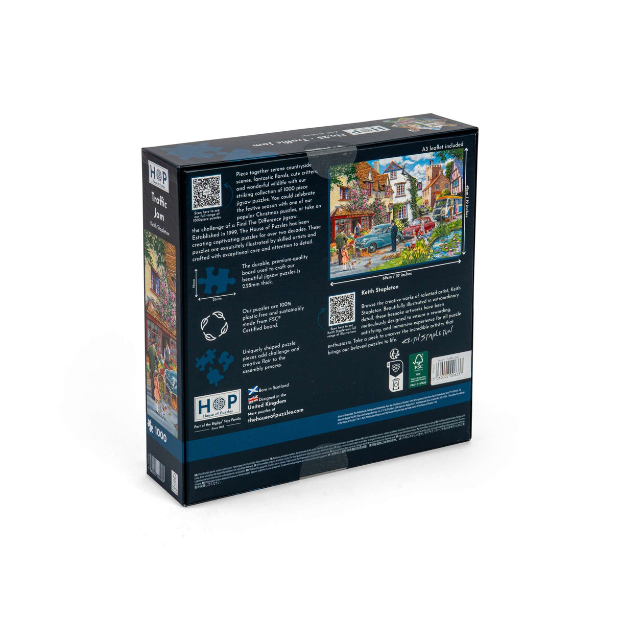 No.25 - Traffic Jam Find The Difference 1000 Piece Jigsaw Puzzle