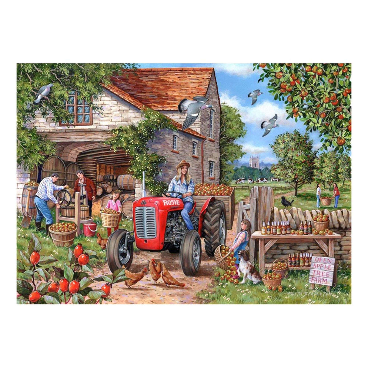 Cider & Rosie - BIG 500 Piece Jigsaw Puzzle